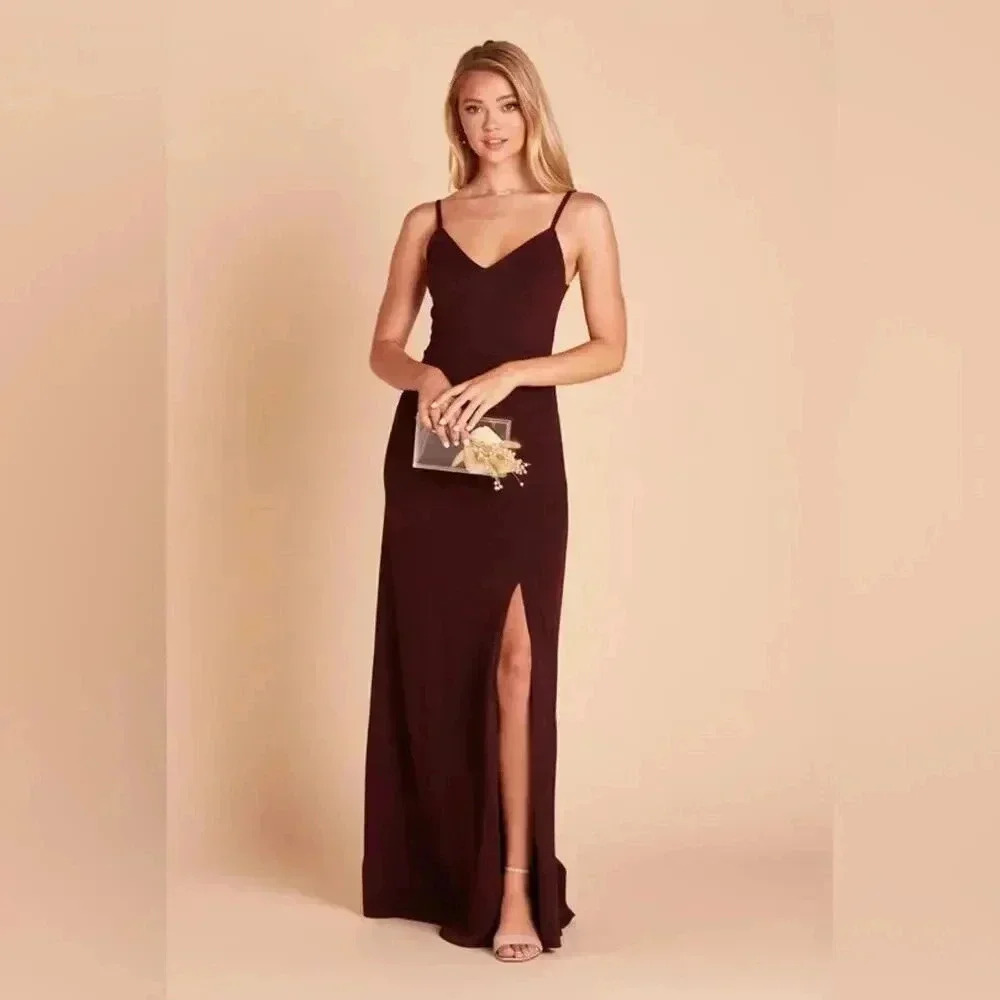 Birdy Grey Jay Dress in Crepe Cabernet L NWT